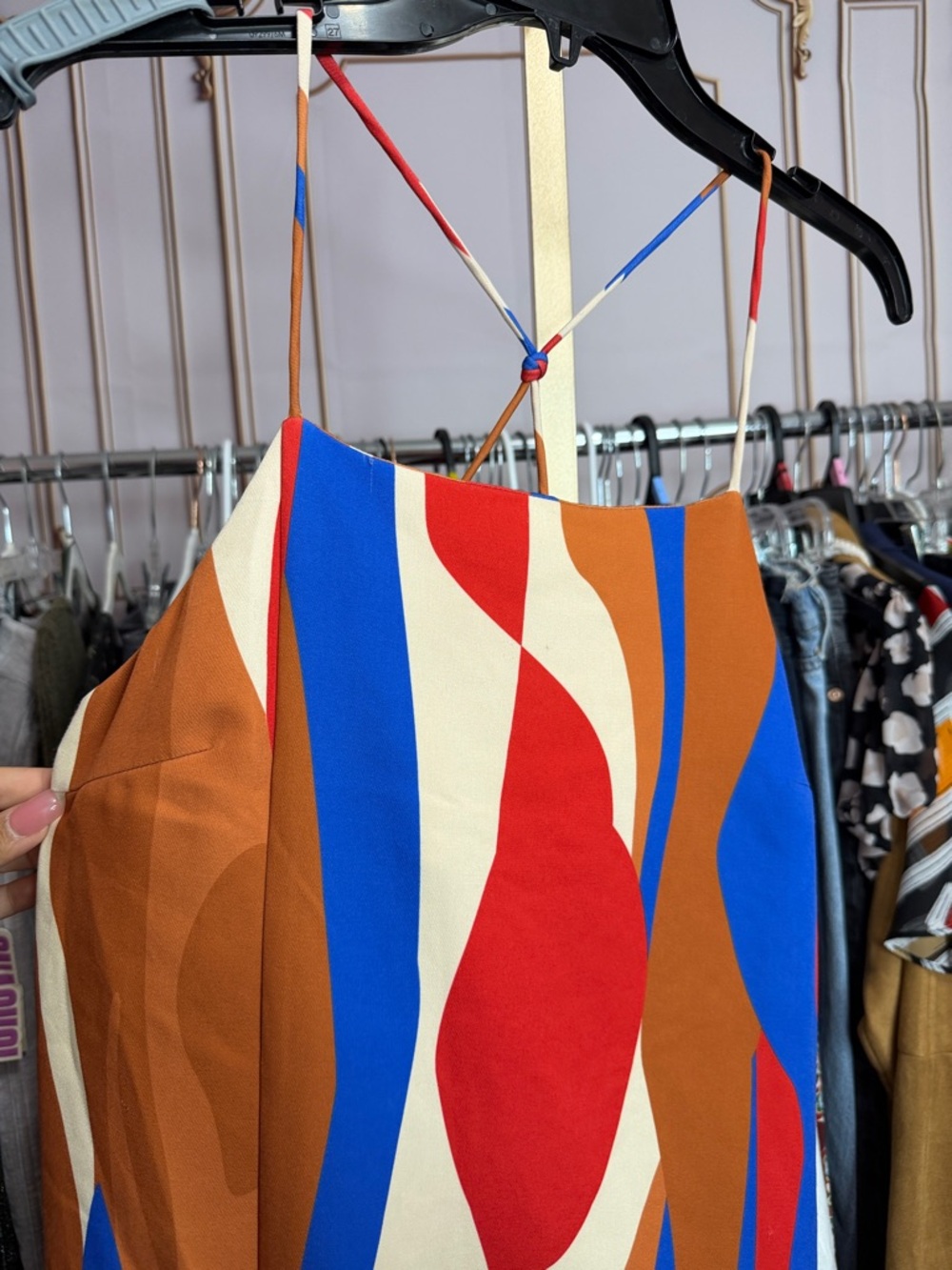 Anthropologie Hosbjerg Greta Adele Slip Dress- Multi. Size S - Picture 3 of 13